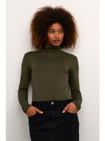 Kaffe Langarm-Shirt Yoko Tight fit in Forest Night