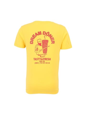 Mister Tee T-Shirt "Dream Kebab Tee" in Gelb