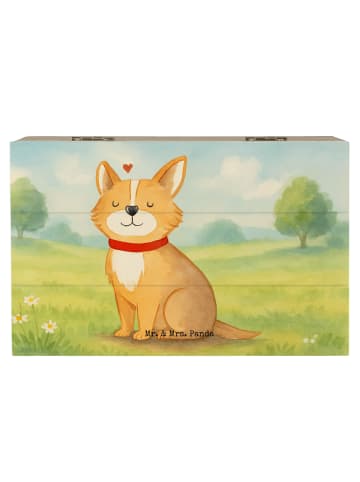 Mr. & Mrs. Panda Geschenkbox Hund Glück Design ohne Spruch in Weiß