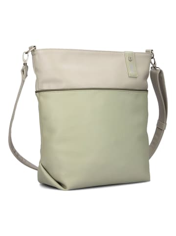 Zwei Jana Schultertasche 33 cm in jade
