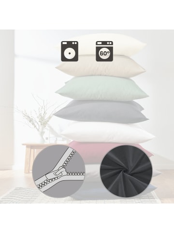 Erwin Müller Edel Flanell Kuschelkissenbezug Nördlingen in anthrazit