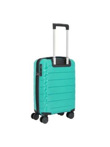 D&N Travel Line 4100 4 Rollen Kabinentrolley S 53 cm petrol