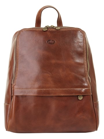 piké Rucksack echt Leder in braun