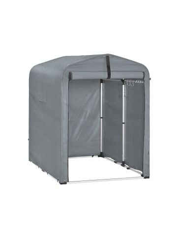 SoBuy Fahrradunterstand in Anthrazit - (W) 120 x (H) 163 x (L) 172 cm