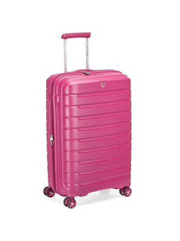 Roncato B-Flying 4 Rollen Trolley 68 cm mit Dehnfalte in magenta