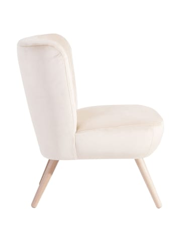 58 aufm Kessel SESSEL Kassi Bezug Samtvelours Buche natur / creme