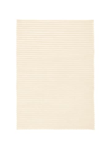 Erwin Müller Fleece, Microfaser Wohndecke 2er-Pack Aosta in wollweiß