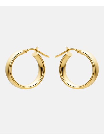 Vanlere Creolen aus 375 Gelbgold