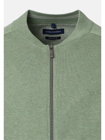 Casa moda Strickjacke Basic in Hellgrün