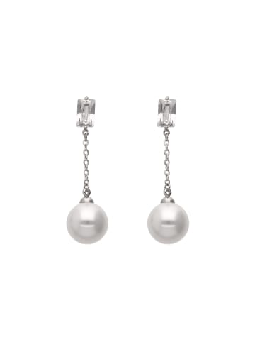 faina Women Earrings in Silver White