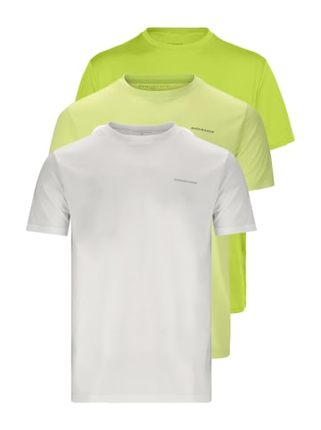 Endurance T-Shirt Vernon V2 in Electric Lime Pack