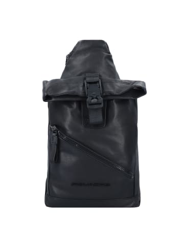 Piquadro Harper Umhängetasche RFID Leder 38 cm in black