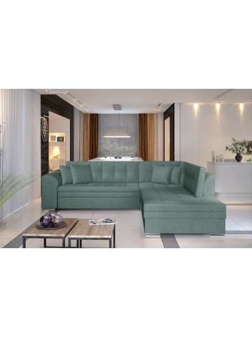 MF Design Piri Recamiere Rechts in Türkis -  (L) 260 x (B) 260 x (H) 78 cm