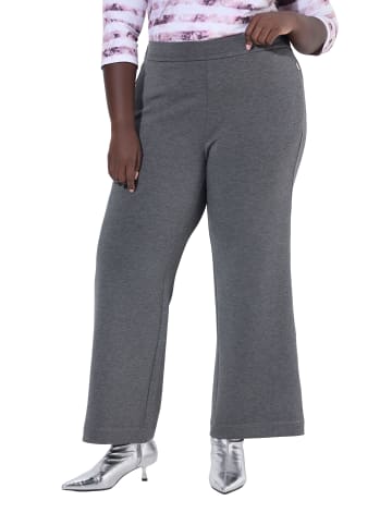 Ulla Popken Jogginghose in mittel grau melange