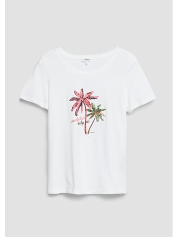 s.Oliver T-Shirt  in  01D0_weiß