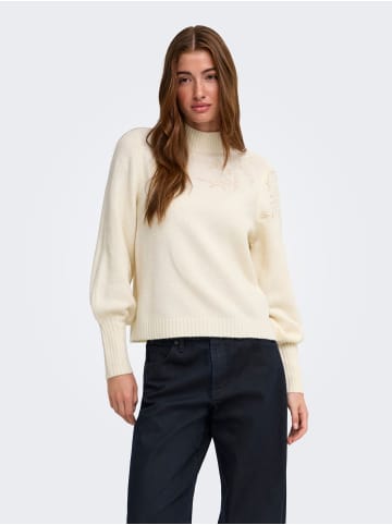 ONLY Strickpullover in Whitecap Gray