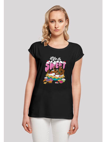 F4NT4STIC T-Shirt Scooby Doo Life Is Sweet in schwarz