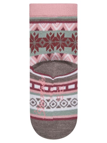 Sterntaler Socken Wolle Norweger in braun mel.