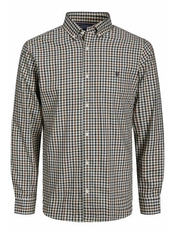 Jack & Jones Knopfleisten Langarmshirt für Herren in braun