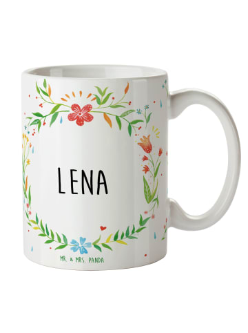 Mr. & Mrs. Panda Kaffeetasse Lena mit Spruch in Keine Angabe