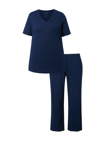 Ulla Popken Pyjama in nachtblau