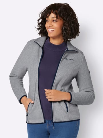 WITT WEIDEN Fleecejacke in grau-meliert