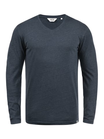 !SOLID Langarmshirt in blau