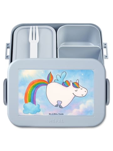 Mr. & Mrs. Panda Snackbox Einhorn Fliegendes Pferd Design ohne S... in Blau Pastell
