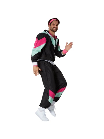 tectake Retro-Trainingsanzug, auch 80er-/90er-Jahre-Jogginganzug, Gr. XXL
