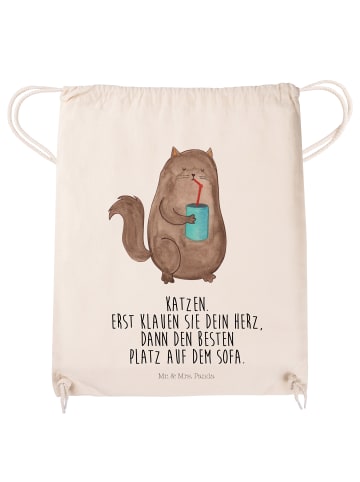 Mr. & Mrs. Panda Beutel Katze Dose mit Spruch in Creme