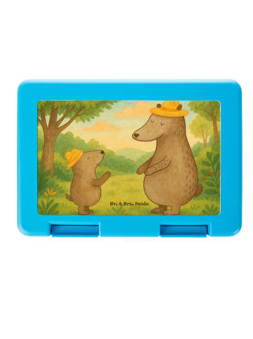 Mr. & Mrs. Panda Bentobox Bären mit Hut Design ohne Spruch in Weiß