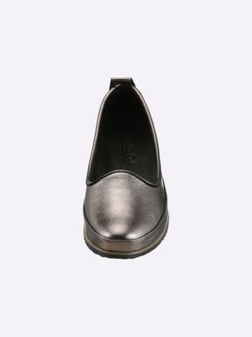 Andrea Conti Slipper in altsilberfarben