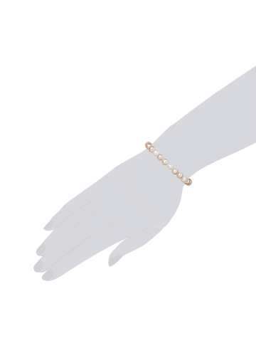 Valero Pearls Armband aus Sterling Silber mit Süßwasser-Zuchtperle in multicolor