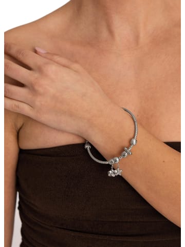 PURELEI Armreif-Set LEI Flower S-M Silber