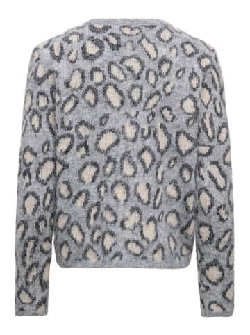 ONLY Strickjacke in Light Grey Melange