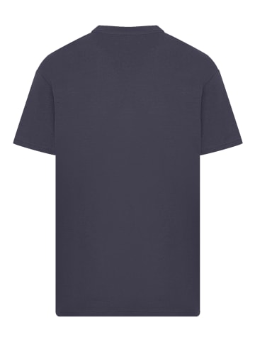 F4NT4STIC Oversize T-Shirt US National Parks Rocky Mountain Sunset in marineblau