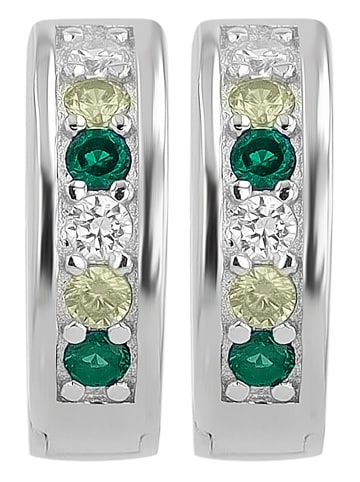 Adeliás Damen Ohrringe aus 925 Silber in silber