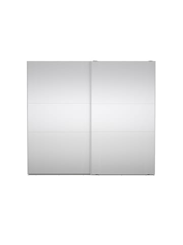 ebuy24 Schiebetürenschrank Como (2-türig) Weiß 244 x 67 cm