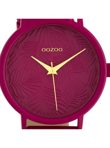 Oozoo Armbanduhr Oozoo Timepieces violett, fuchsia groß (ca. 42mm)