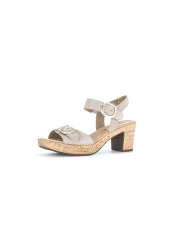 Gabor Fashion Plateau Sandale in beige