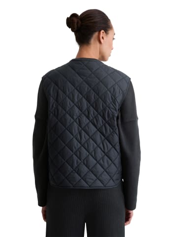 Marc O'Polo Kragenlose Steppweste regular in Deep Night Blue