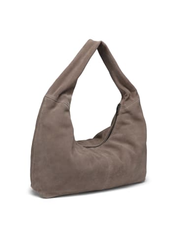 LIEBESKIND BERLIN Bo Schultertasche Leder 45 cm in neutral grey