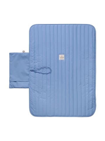 Noppies Wickelunterlage Poplin Portable 50X70 Cm in Colony Blue