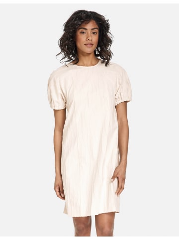 TAIFUN Kleid Langarm kurz in Light Creme