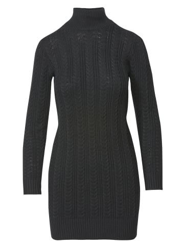 KOROSHI Kleid mit langen ärmeln in schwarz