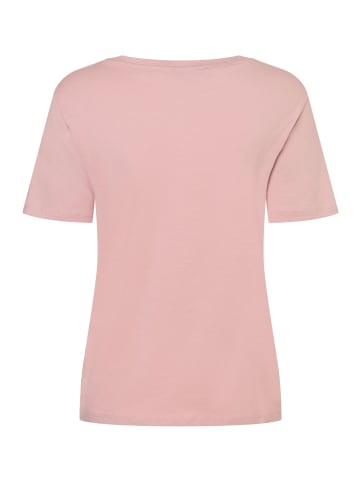 More & More besticktes Kurzarmshirt in new rose
