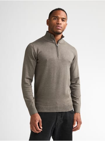 Petrol Industries Feinstrick-Pullover mit Half-Zip wheel in Grün