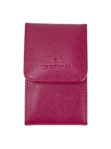 Windrose Beluga Schmuckkasten Leder 10 cm in beere