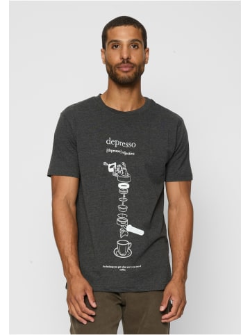 Mister Tee Mister Tee Herren Depresso Tee in charcoal
