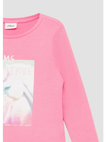s.Oliver T-Shirt langarm in Pink